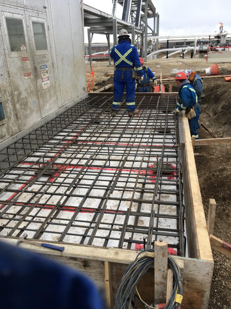 Oilfield Concrete Cribbing